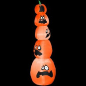 8 ft. - Airblown Lighted Stacked Pumpkins