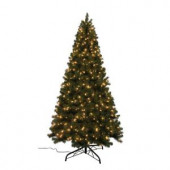 9 ft. Noble Fir Quick-Set Artificial Christmas Tree with 800 Clear Lights