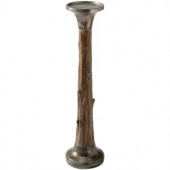 20.5 in. 3-Tier Tree Trunk Pillar Candle Holder