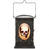 14.75 in. Square Skull Lantern