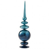 18 in. H Small Swirled Glass Finial