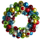 24 in. Alpine Holiday Artificial Christmas Wreath