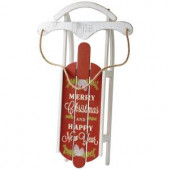 31.25 in. Decorated Standing Sled