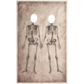 73 in. Skeleton Couple Photo Banner