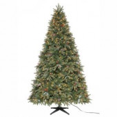 7.5 ft. Andes Fir Quick-Set Artificial Christmas Tree with 750 Clear Lights