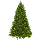 7.5 ft. Indoor Pre-Lit LED Downswept Douglas Fir Artificial Christmas Tree