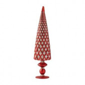 Heirloom 11 in. Red Glass Finial
