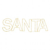 14 in. Merry Messages - Santa