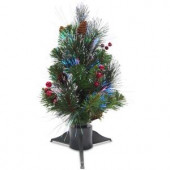 1.5 ft. Fiber Optic Crestwood Spruce Artificial Christmas Tree