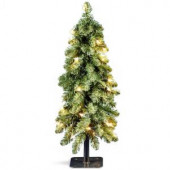 2 ft. Downswept Artificial Christmas Forestree with Clear Lights