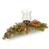 30 in. Crestwood Spruce Centerpiece and Candle Holder
