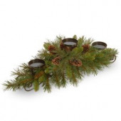 30 in. Pine Cone Centerpiece and Candle Holder