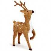 36 in. Prancing Reindeer with Clear Lights