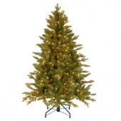 4.5 ft. Avalon Spruce Medium Artificial Christmas Tree with Clear Lights