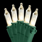 50-Light Clear Bulb String Light Set