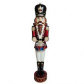 6 ft. Jeweled Animated Nutcracker with Moving Hands and Music