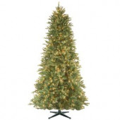 6.5 ft. PowerConnect Tiffany Fir Artificial Christmas Slim Tree with Clear Lights