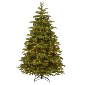 7-1/2 ft. Feel Real Elk River Spruce Hinged Artificial Christmas Tree with 750 Clear Lights