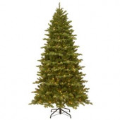 7-1/2 ft. Feel Real Hampton Spruce Hinged Artificial Christmas Tree with 550 Clear Lights