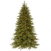 7-1/2 ft. Feel Real Yukon Fir Hinged Artificial Christmas Tree with 750 Clear Lights