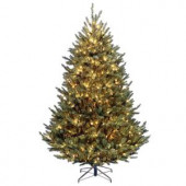 7-1/2 ft. Natural Fraser Medium Fir Artificial Christmas Tree with 1000 Clear Lights