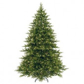 7-1/2 ft. Readington Fir Hinged Artificial Christmas Tree with Clear Lights