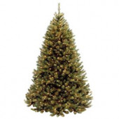 7-1/2 ft. Rocky Ridge Medium Pine Hinged Artificial Christmas Tree with 750 Clear Lights