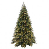 7-1/2 ft. Tiffany Fir Medium Hinged Artificial Christmas Tree with 700 Clear Lights