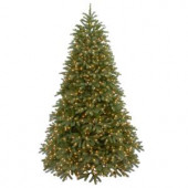 7.5 ft. Jersey Fraser Fir Medium Artificial Christmas Tree with Warm White LED Lights