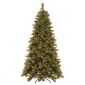 7.5 ft. Madison Blue Spruce Artificial Christmas Tree with Clear Lights