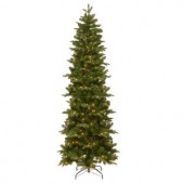 7.5 ft. Prescott Pencil Slim Artificial Christmas Tree with Clear Lights