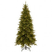 Chesapeake Fir Slim 7.5 ft. Artificial Christmas Tree with Clear Lights