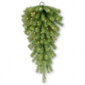 Norwood 36 in. Fir Teardrop with Battery Operated Warm White LED Lights