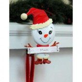 Stocking Holder with Snowman Family Icon, Mom