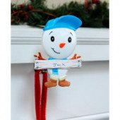 Stocking Holder with Snowman Family Icon, Son