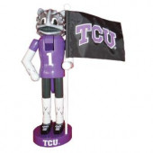 12 in. TCU Mascot Nutcracker with Flag