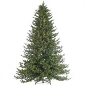 9 ft. Pre-Lit Natural Cut Rockford Pine Artificial Christmas Tree with Clear Lights