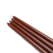 12 in. Brown Taper Candles (12-Set)