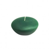 3 in. Hunter Green Floating Candles (12-Box)